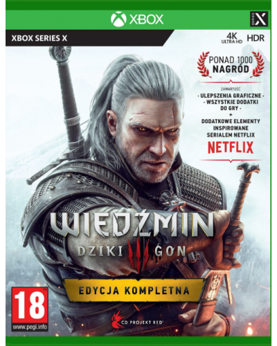 Wiedźmin 3 Dziki Gon Edycja Kompletna XSX + gratis 