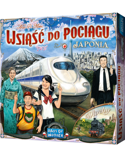 Wsiąść do Pociągu Kolekcja Map 7 Japonia i Włochy