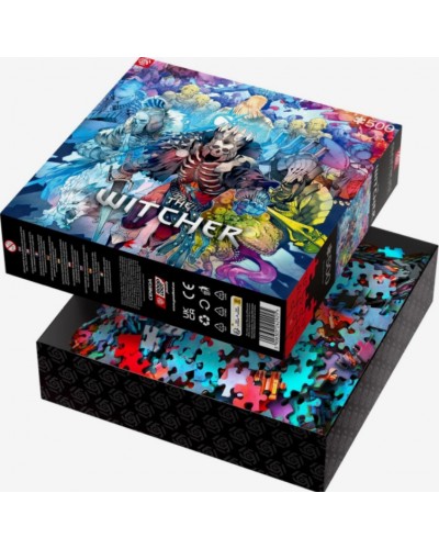 Puzzle Gaming The Witcher Monster Faction 500 Elementów Promocja Ferie Zimowe