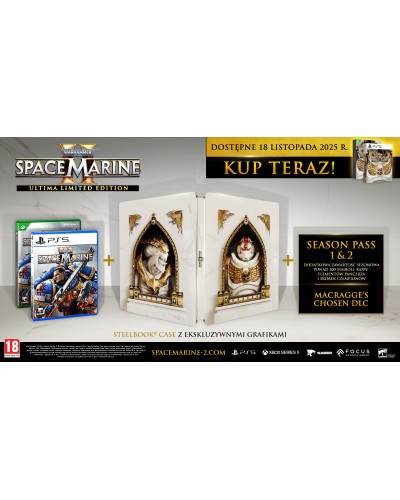 Warhammer 40000 Space Marine 2 Ultima Limited Edition PS5 + GRATIS + STEELBOOK