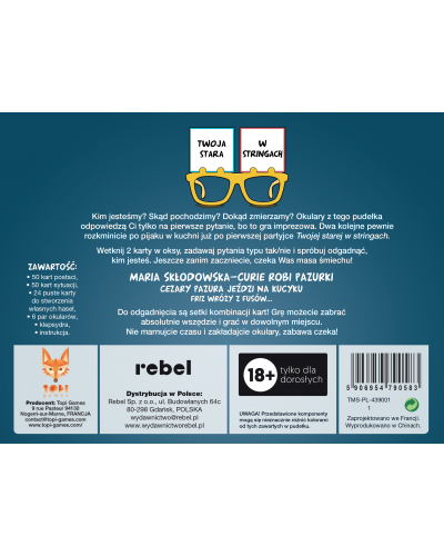 Twoja stara w stringach Gra karciana Twoja stara w stringach Gra karciana