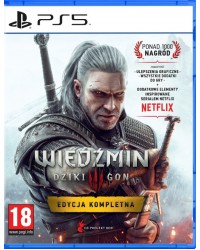 Wiedźmin 3 Dziki Gon Edycja Kompletna PS5 + gratis 