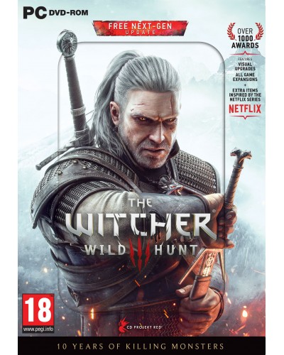 Wiedźmin 3 Dziki Gon Edycja Gry Roku + Jubileuszowy Steelbook + Jubileuszowy Steelbook PC