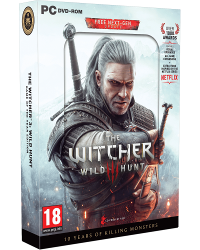 Wiedźmin 3 Dziki Gon Edycja Gry Roku + Jubileuszowy Steelbook + Jubileuszowy Steelbook PC