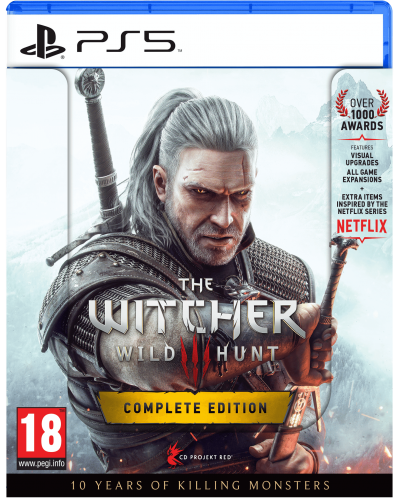 Wiedźmin 3 Dziki Gon Edycja Kompletna + Jubileuszowy Steelbook PS5 + gratis