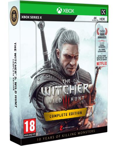 Wiedźmin 3 Dziki Gon Edycja Kompletna + Jubileuszowy Steelbook XSX + gratis