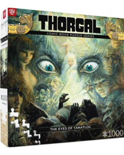 Puzzle Comic Book Thorgal The Eyes of Tanatloc / Oczy Tanatloca 1000 elementów Promocja Ferie Zimowe