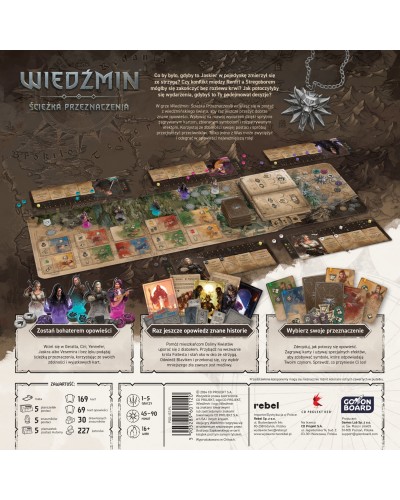 Wiedźmin Ścieżka Przeznaczenia Gra planszowa