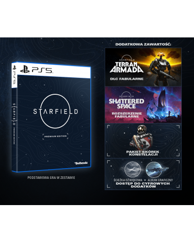 Starfield Premium Edition PS5 + Bonus premierowy + gratis
