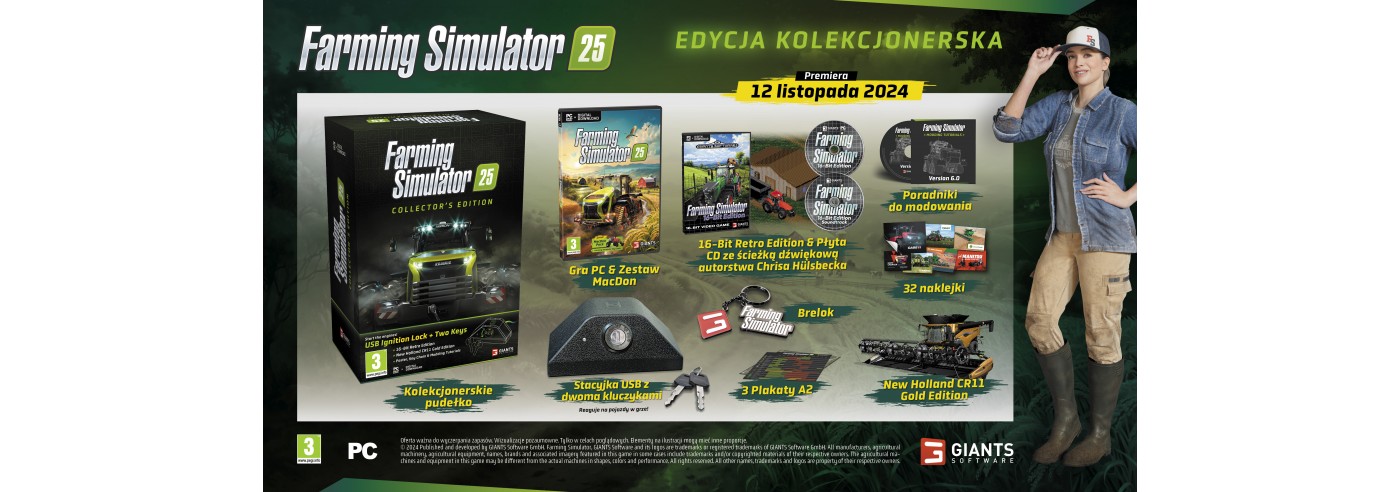 Gra Farming Simulator 25 W Planie Wydawniczym Firmy Cenega