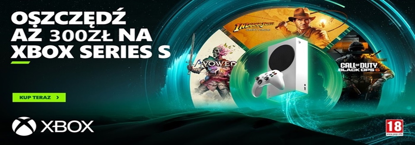 Konsola Xbox Series S w super okazji Black Friday! Konsola Xbox Series S w super okazji Black Friday!