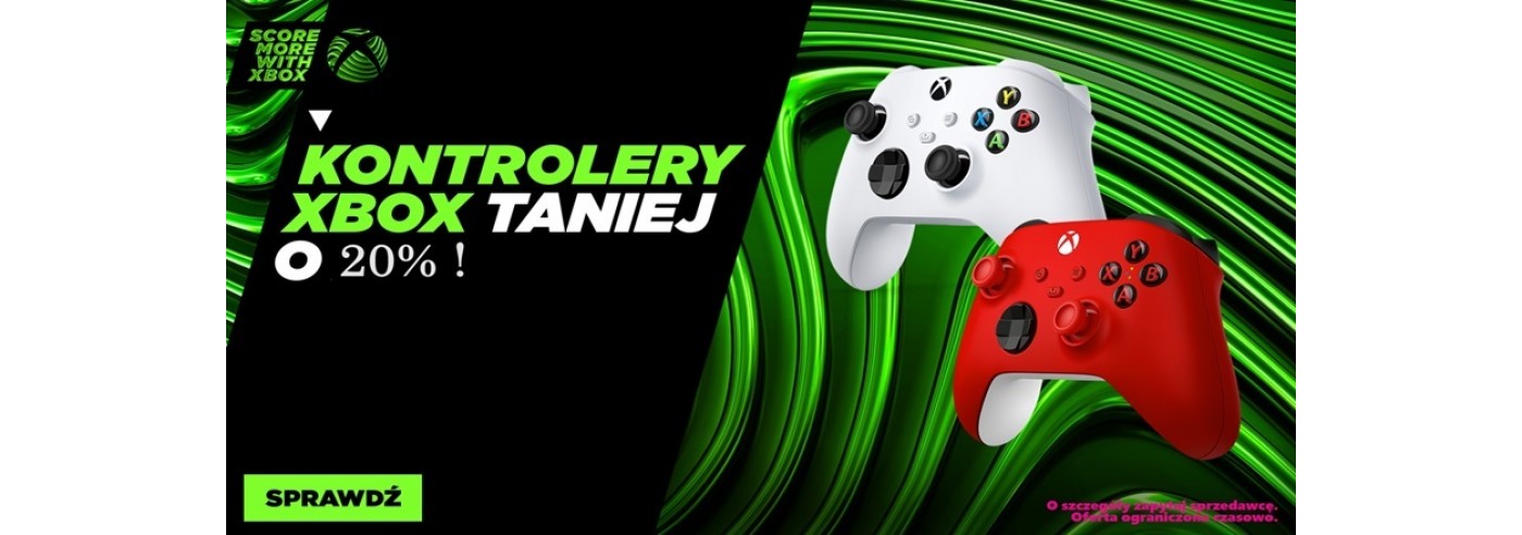 Zestaw Xbox Series X/S z dodatkowym kotrolerem w super promocyjnej cenie Zestaw Xbox Series X/S z dodatkowym kotrolerem w super promocyjnej cenie