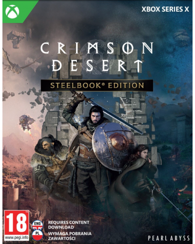 Crimson Desert Steelbook Edition XSX + BONUS PREMIEROWY + GRATIS Crimson Desert Steelbook Edition XSX + BONUS PREMIEROWY + GRATIS