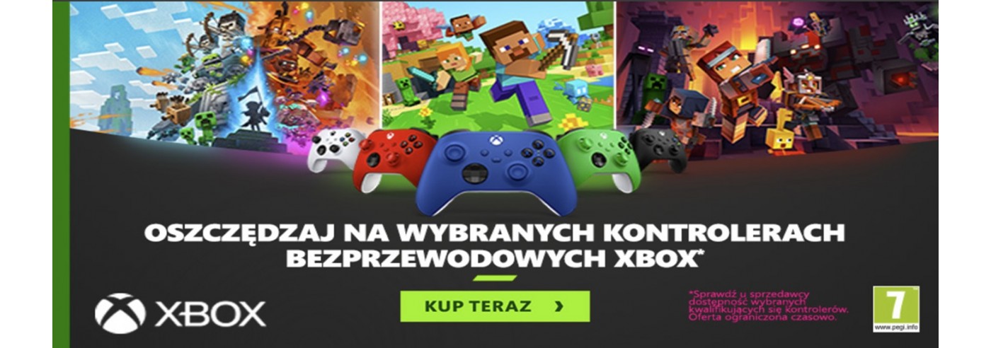 Kontrolery Xbox w super promocyjnych cenach