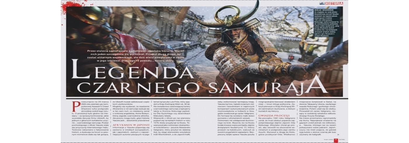 Świat Wiedzy Artykuł o Yasuke