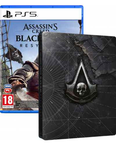 Assassin's Creed Black Flag Resynced PS5 + Steelbook + DLC