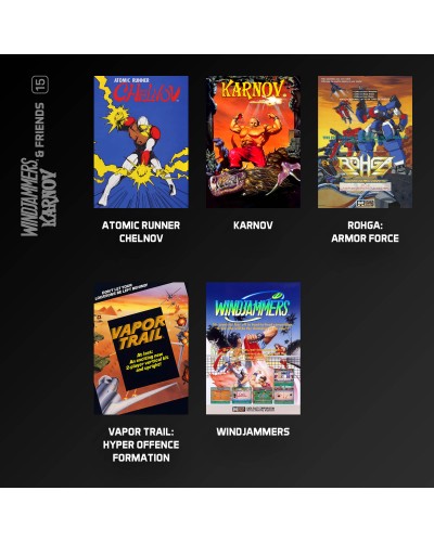 Windjammers, Karnov & Friends Evercade