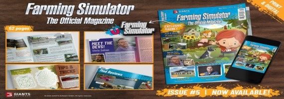 Piąty numer Farming Simulator Magazine już dostępny w sprzedaży!