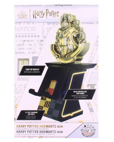 Uchwyt Stojak do kontrolerów Lampka Hogwarts Cable Guys Light Up Ikon 
