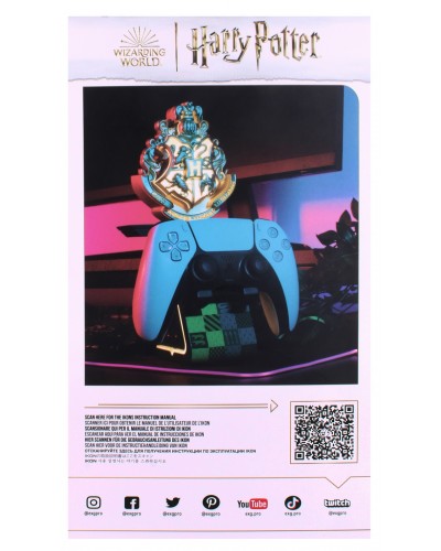 Uchwyt Stojak do kontrolerów Lampka Hogwarts Cable Guys Light Up Ikon 