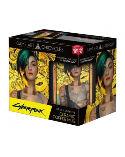 Kubek z aplikacją termoaktywną Game Art Chronicles Cyberpunk 2077 Judy & Gustav Klimt Kubek z aplikacją termoaktywną Game Art Chronicles Cyberpunk 2077 Judy & Gustav Klimt