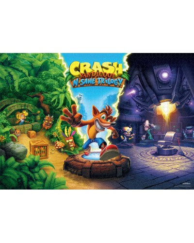 Puzzle Gaming Crash Bandicoot N. Sane Trilogy 1000 elementów Puzzle Gaming Crash Bandicoot N. Sane Trilogy 1000 elementów