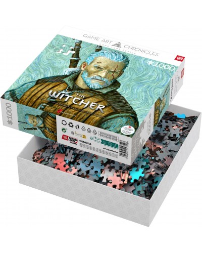 Puzzle Game Art Chronicles The Witcher Geralt & Vincent van Gogh 1000 elementów 