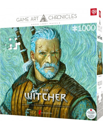Puzzle Game Art Chronicles The Witcher Geralt & Vincent van Gogh 1000 elementów 