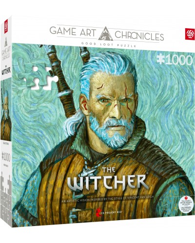 Puzzle Game Art Chronicles The Witcher Geralt & Vincent van Gogh 1000 elementów 
