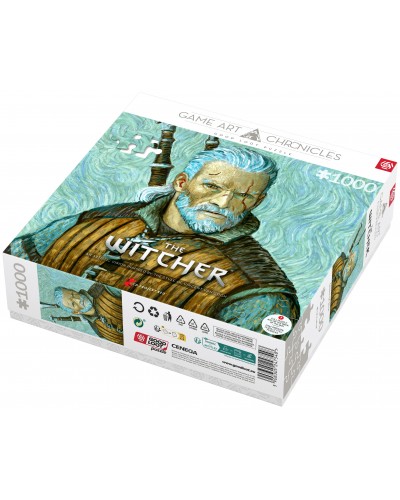 Puzzle Game Art Chronicles The Witcher Geralt & Vincent van Gogh 1000 elementów 
