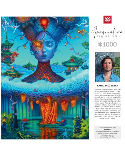 Puzzle Imagination Kamil Jakóbczak Fudżi / Fuji 1000 elementów 