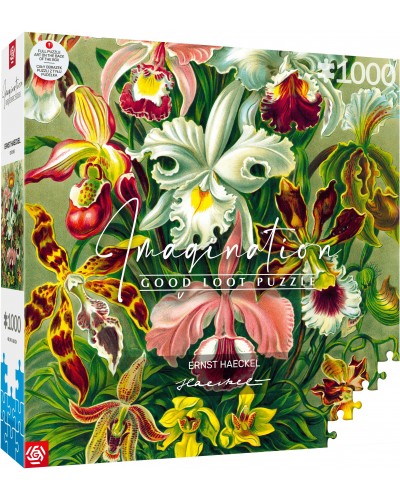 Puzzle Imagination Ernst Haeckel Orchidea / Orchid 1000 elementów Puzzle Imagination Ernst Haeckel Orchidea / Orchid 1000 elementów