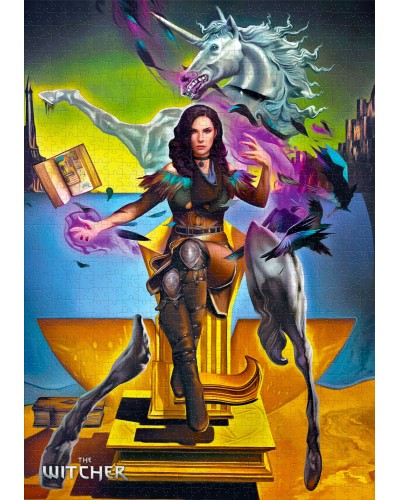Puzzle Game Art Chronicles The Witcher Yennefer & Salvador Dali 1000 elementów Promocja Ferie Zimowe Puzzle Game Art Chronicles The Witcher Yennefer & Salvador Dali 1000 elementów Promocja Ferie Zimowe