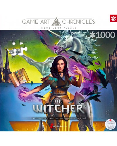 Puzzle Game Art Chronicles The Witcher Yennefer & Salvador Dali 1000 elementów Promocja Ferie Zimowe Puzzle Game Art Chronicles The Witcher Yennefer & Salvador Dali 1000 elementów Promocja Ferie Zimowe