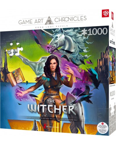 Puzzle Game Art Chronicles The Witcher Yennefer & Salvador Dali 1000 elementów Promocja Ferie Zimowe Puzzle Game Art Chronicles The Witcher Yennefer & Salvador Dali 1000 elementów Promocja Ferie Zimowe