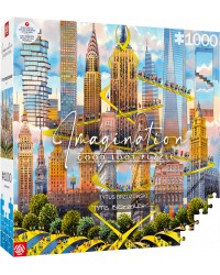 Puzzle Imagination Tytus Brzozowski Nowy Jork / New York 1000 elementów 