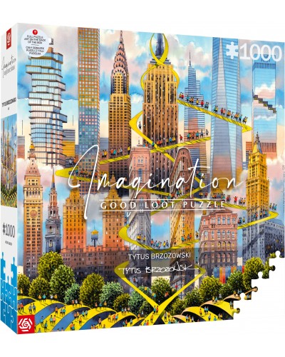 Puzzle Imagination Tytus Brzozowski Nowy Jork / New York 1000 elementów Puzzle Imagination Tytus Brzozowski Nowy Jork / New York 1000 elementów