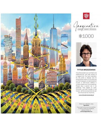 Puzzle Imagination Tytus Brzozowski Nowy Jork / New York 1000 elementów Puzzle Imagination Tytus Brzozowski Nowy Jork / New York 1000 elementów