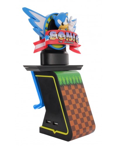 Uchwyt Stojak Podstawka Ładująca Sonic Smartfon Pad Cable Guys Light Up Ikon 