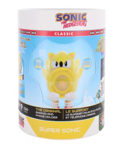 Uchwyt Stojak na słuchawki lub telefon Sonic SEGA Super Sonic Cable Guys Holdem 
