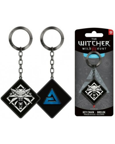 Brelok Wiedźmin The Witcher 3 AARD Symbol Keychain 