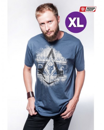 koszulka Assassin's Creed Syndicate - T-shirt Blue Starrick & Co - XL / Good Loot koszulka Assassin's Creed Syndicate - T-shirt Blue Starrick & Co - XL / Good Loot