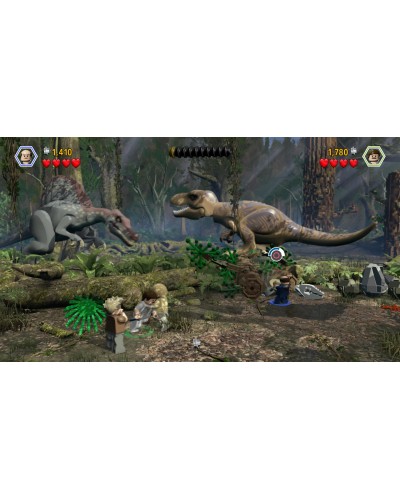 Lego Jurassic World PS4 PL + nakładki na analogi