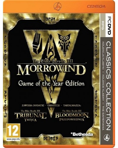 The Elder Scrolls III Morrowind Game of the Year Edition PC The Elder Scrolls III Morrowind Game of the Year Edition PC