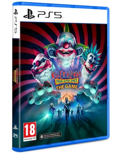 Killer Klowns From Outer Space The Game PS5  + nakładki na analogi + dodatki
