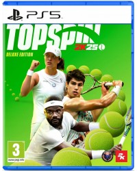 Top Spin 2K25 Deluxe Edition PS5 + nakładki na analogi Top Spin 2K25 Deluxe Edition PS5 + nakładki na analogi