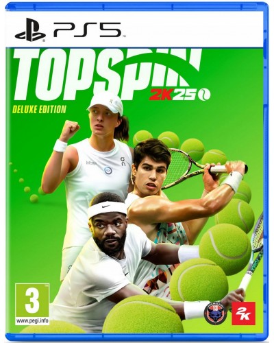Top Spin 2K25 Deluxe Edition PS5 + nakładki na analogi 