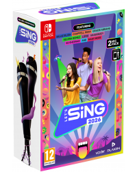 Let's Sing 2026 Nintendo Switch + 2 mikrofony 