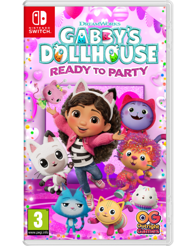 DreamWorks Gabby's Dollhouse Ready to Party Nintendo Switch + Gratis Promocja na Walentynki