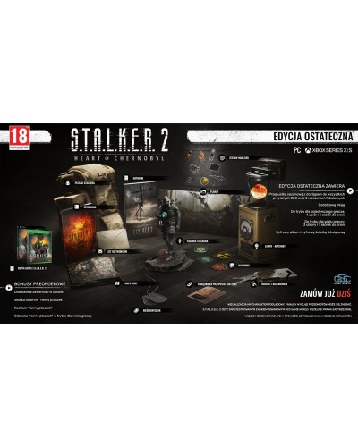 STALKER 2 Serce Czarnobyla Edycja Kolekcjonerska Xbox Series X STALKER 2 Serce Czarnobyla Edycja Kolekcjonerska Xbox Series X